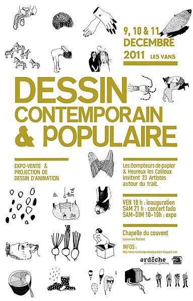 Dessin contemporain et populaire - Les Vans - Ardèche - Décembre 2011